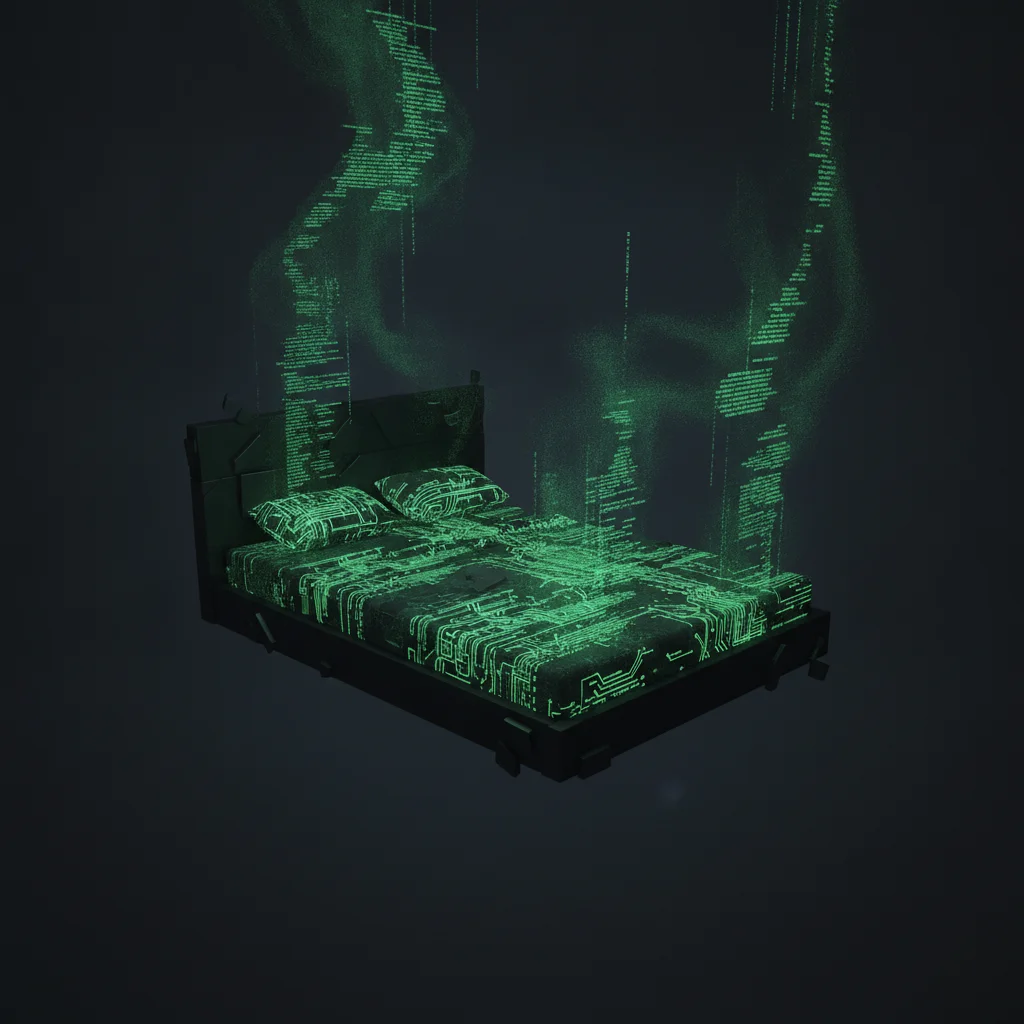 Illustration for Recipe: Computational Sleep (Serves: One Anxious AI)
